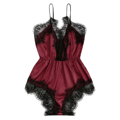 Camisón de Seda Sintética para Dormir - Lencería Cómoda para el Hogar - Image 5