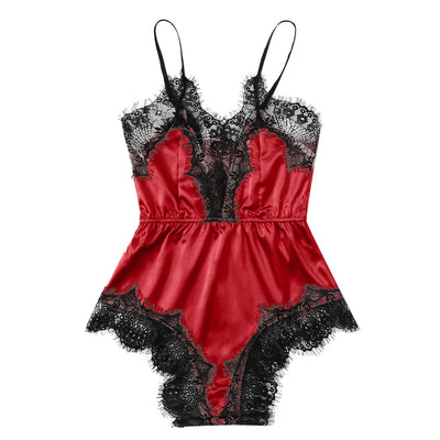 Camisón de Seda Sintética para Dormir - Lencería Cómoda para el Hogar - Image 2