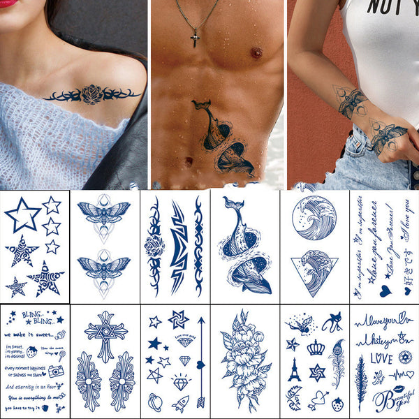 Tatuajes Temporales Impermeables y Resistentes al Sudor