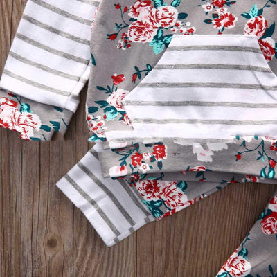 Conjunto de Suéter Floral para Niños Invierno - Estilo Europeo y Americano - Image 9