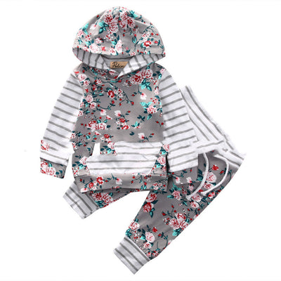 Conjunto de Suéter Floral para Niños Invierno - Estilo Europeo y Americano - Image 10