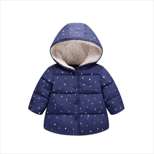 Chaqueta Acolchada Infantil Estilo Estrellas - Algodón Premium - Image 9