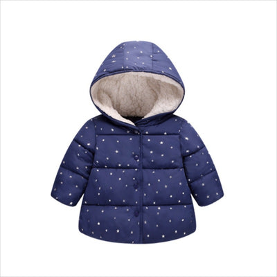 Chaqueta Acolchada Infantil Estilo Estrellas - Algodón Premium - Image 2