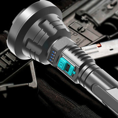 Linterna LED Táctica Recargable USB 90000 Lúmenes - Luz Súper Potente - Image 5