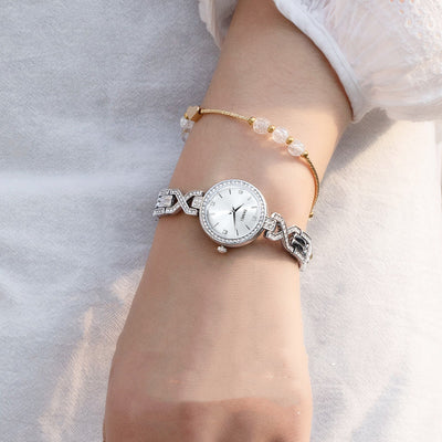 Reloj Pulsera Cuarzo para Mujer con Broche de Joyería Redondo - Image 7