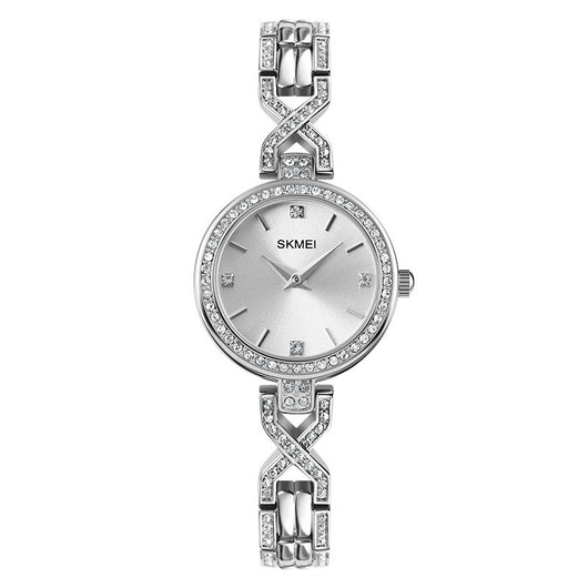 Reloj Pulsera Cuarzo para Mujer con Broche de Joyería Redondo