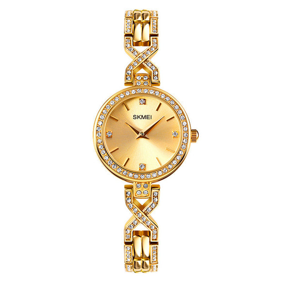 Reloj Pulsera Cuarzo para Mujer con Broche de Joyería Redondo
