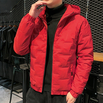 Chaqueta Acolchada de Invierno con Capucha para Hombre - Image 11