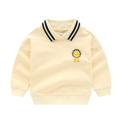 Sudadera Infantil a Rayas con Dibujos Animados - Chaqueta Casual de Manga Larga - Image 11