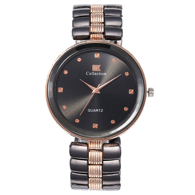 Reloj de Cuarzo Elegante con Esfera Grande + Billetera