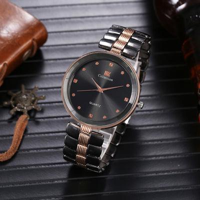 Reloj de Cuarzo Elegante con Esfera Grande + Billetera - Image 4