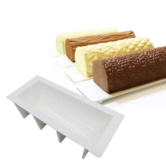Molde de Silicona para Mousse y Tartas con Diseños Decorativos Corazón y Grano de Madera - Image 10