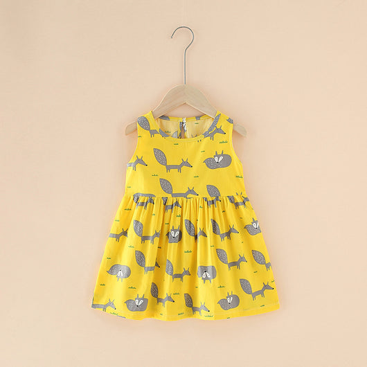 Vestidos de Algodón Puro para Niñas Primavera y Verano - Image 4