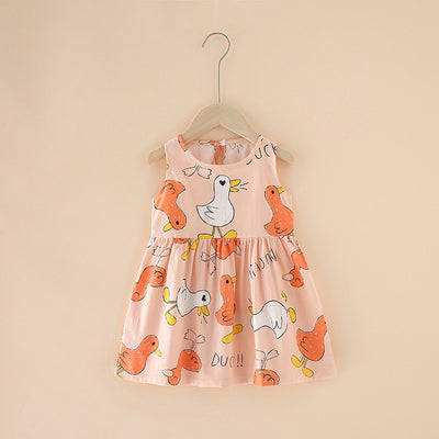 Vestidos de Algodón Puro para Niñas Primavera y Verano - Image 3