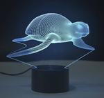 Lámpara de Escritorio LED 3D con Control Remoto Táctil y Luz Multicolor - Image 4