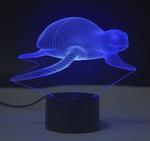 Lámpara de Escritorio LED 3D con Control Remoto Táctil y Luz Multicolor - Image 3