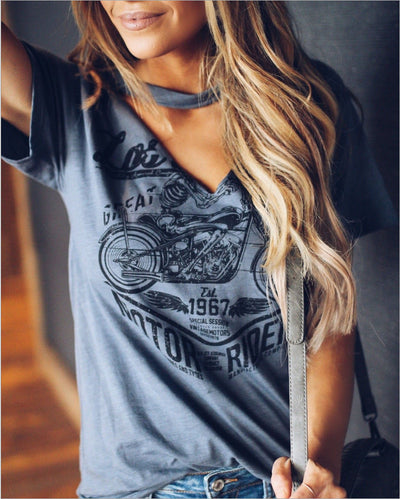 Camiseta Retro Estampada de Manga Corta - Image 2