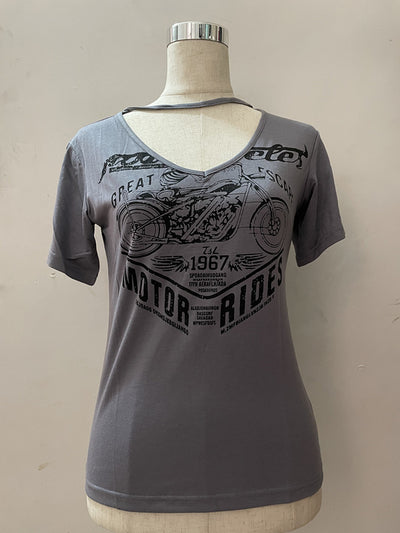 Camiseta Retro Estampada de Manga Corta - Image 4