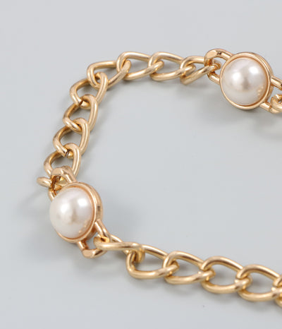 Cadena Dorada de Perlas Grandes para Cintura - Diseño Trendy INS - Image 10