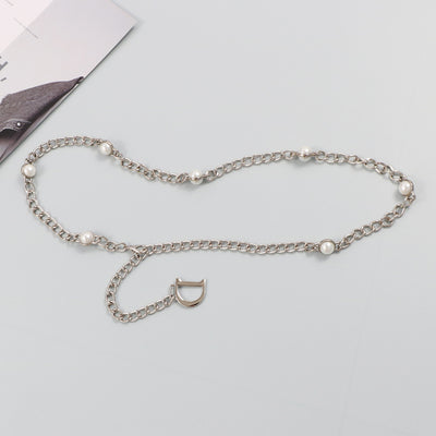 Cadena Dorada de Perlas Grandes para Cintura - Diseño Trendy INS - Image 12