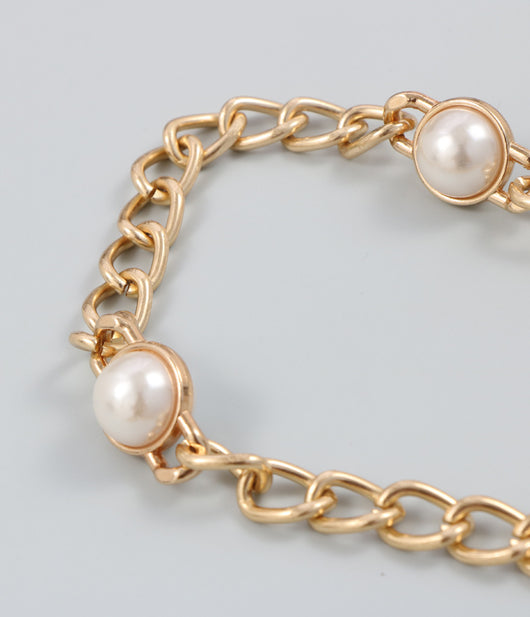 Cadena Dorada de Perlas Grandes para Cintura - Diseño Trendy INS - Image 3