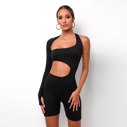 Jumpsuit Deportivo con Cutouts Atrevidos y Mangas Largas - Image 9