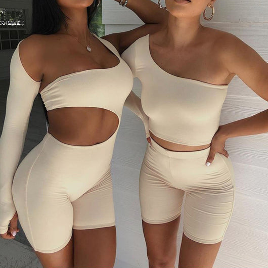 Jumpsuit Deportivo con Cutouts Atrevidos y Mangas Largas - Image 3