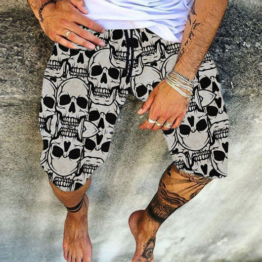 Shorts Casuales de Algodón con Micro Elastano Estampado - Image 14