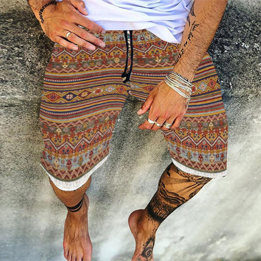 Shorts Casuales de Algodón con Micro Elastano Estampado - Image 7