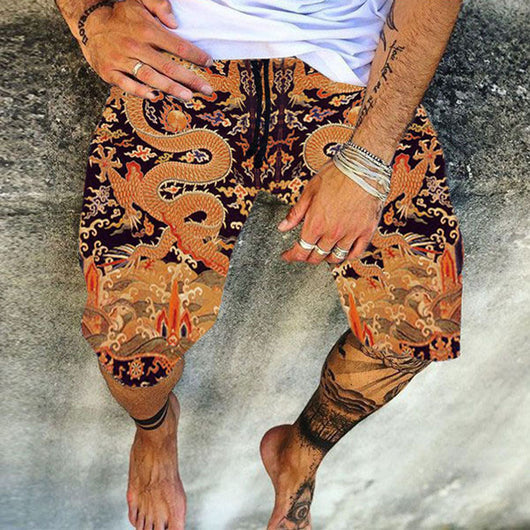 Shorts Casuales de Algodón con Micro Elastano Estampado - Image 9