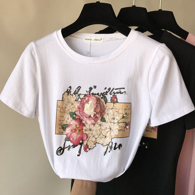 Blusa Estampado Floral con Lentejuelas para Mujer - Diseño Moderno y Versátil - Image 4