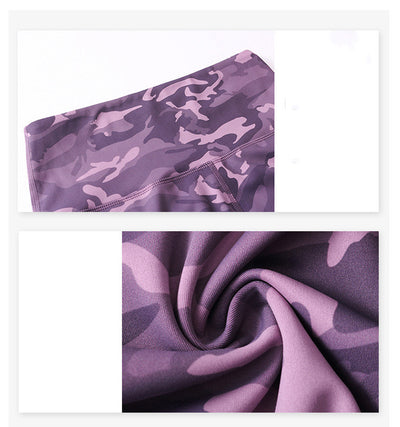 Shorts de Yoga Nude con Estampado Camuflaje - Ajuste Deportivo Premium - Image 22