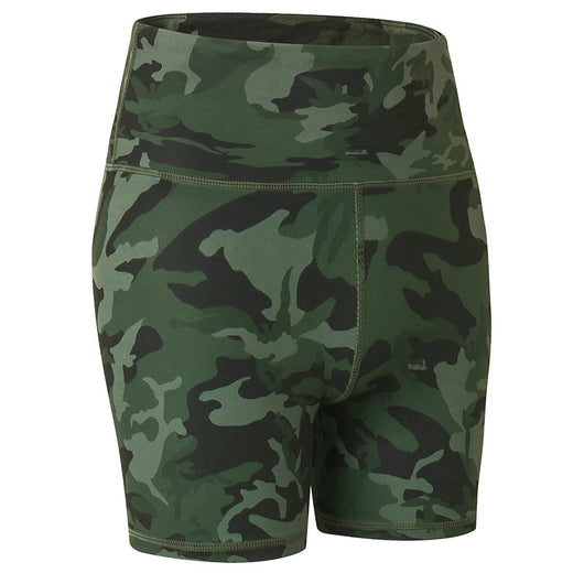 Shorts de Yoga Nude con Estampado Camuflaje - Ajuste Deportivo Premium - Image 12