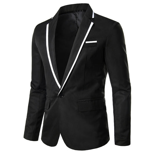 Traje Slim Multicolor con Solapa de Un Botón - Image 9