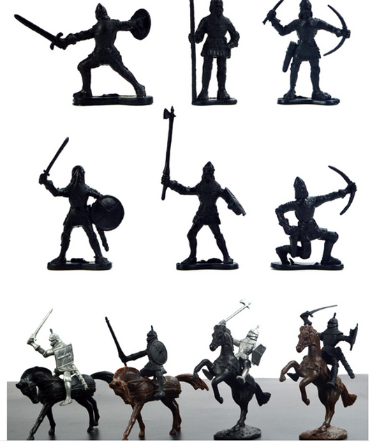 Figura Estática de Guerrero Medieval - Soldado Militar - Image 3
