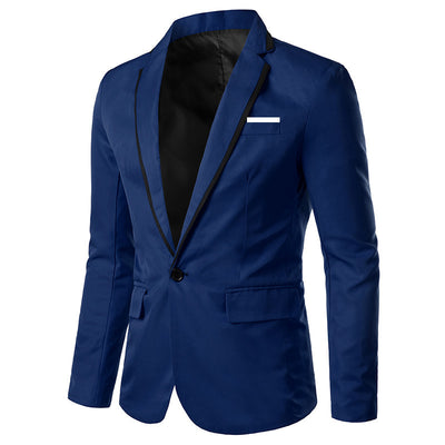 Traje Slim Multicolor con Solapa de Un Botón - Image 3