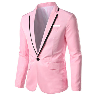 Traje Slim Multicolor con Solapa de Un Botón - Image 5