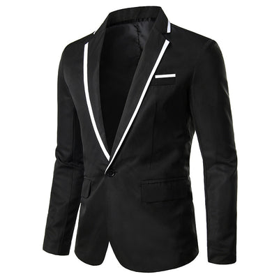 Traje Slim Multicolor con Solapa de Un Botón - Image 6