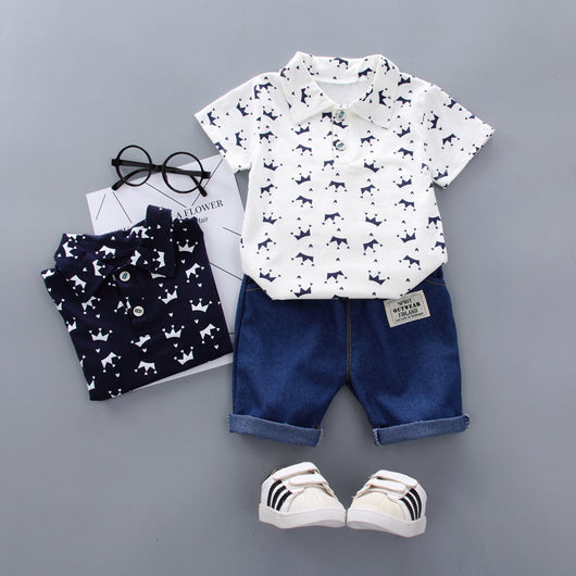 Conjunto Casual de Camisa Manga Corta y Pantalón Estilo Coco - Image 10