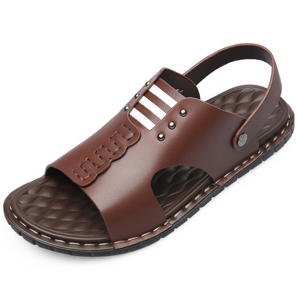 Pantuflas de Cuero Premium para Hombre