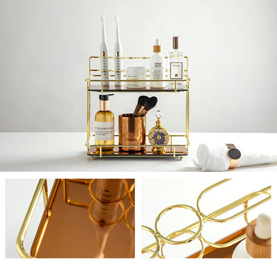 Organizador de Baño Vanity con Estantes - Almacenamiento de Tocador - Image 8