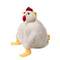 Pelúcia Decorativa Galo Grande com Bolsa de Armazenamento
