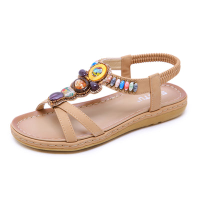 Sandalias Playeras Retro con Cuentas para Fiestas - Image 10