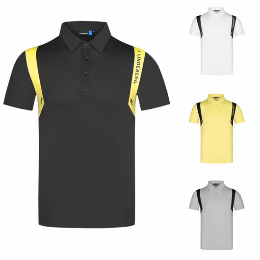 Camiseta de Golf Hombre Manga Corta Protección Solar Verano - Image 5