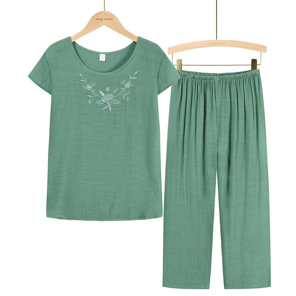 Conjunto Casual de Verano: Chaqueta Manga Corta y Playera