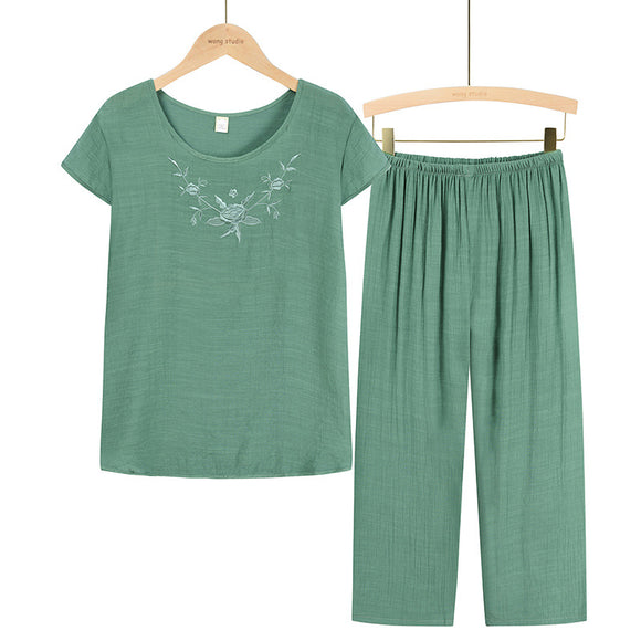 Conjunto Casual de Verano: Chaqueta Manga Corta y Playera