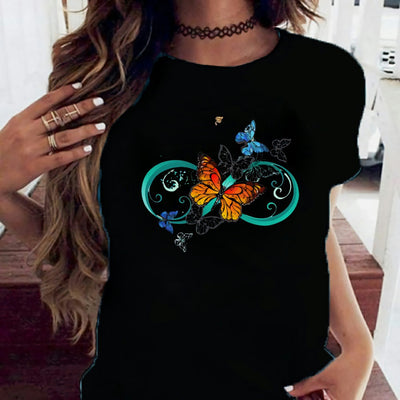 Camiseta Suelta Unisex de Cuello Redondo y Manga Corta - Image 15