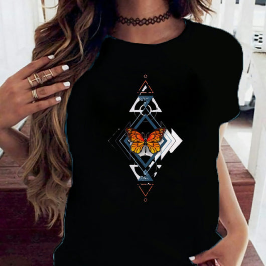 Camiseta Suelta Unisex de Cuello Redondo y Manga Corta - Image 20
