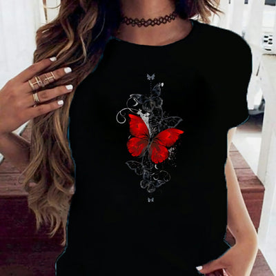 Camiseta Suelta Unisex de Cuello Redondo y Manga Corta - Image 17
