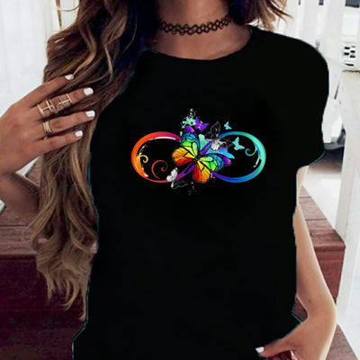 Camiseta Suelta Unisex de Cuello Redondo y Manga Corta - Image 21